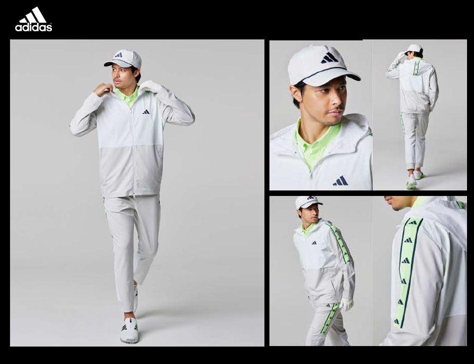 adidas アディダス ゴルフウェア IKK83 ファブリックミックス