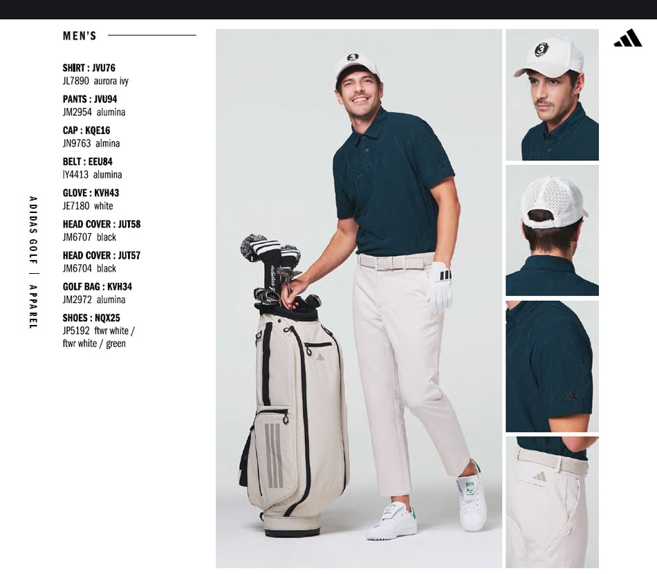 adidas（アディダス） ゴルフウェア JVU94 EX STRETCH ACTIVE 撥水