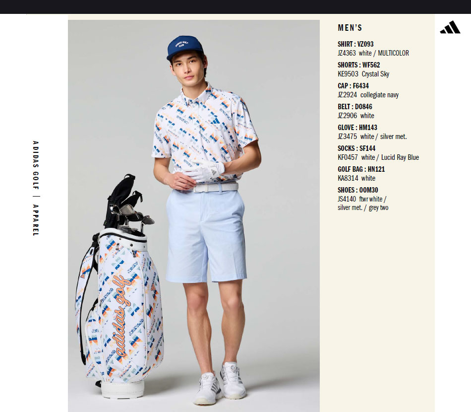 adidas（アディダス） ゴルフウェア WF562 TWISTWEAVE 360グリップ