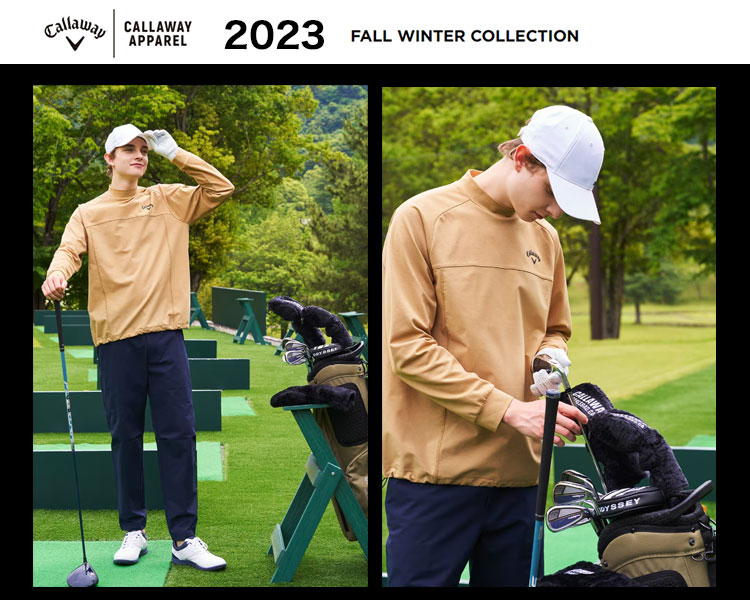 Callaway】キャロウェイ メンズゴルフウェア 撥水ニットツイル