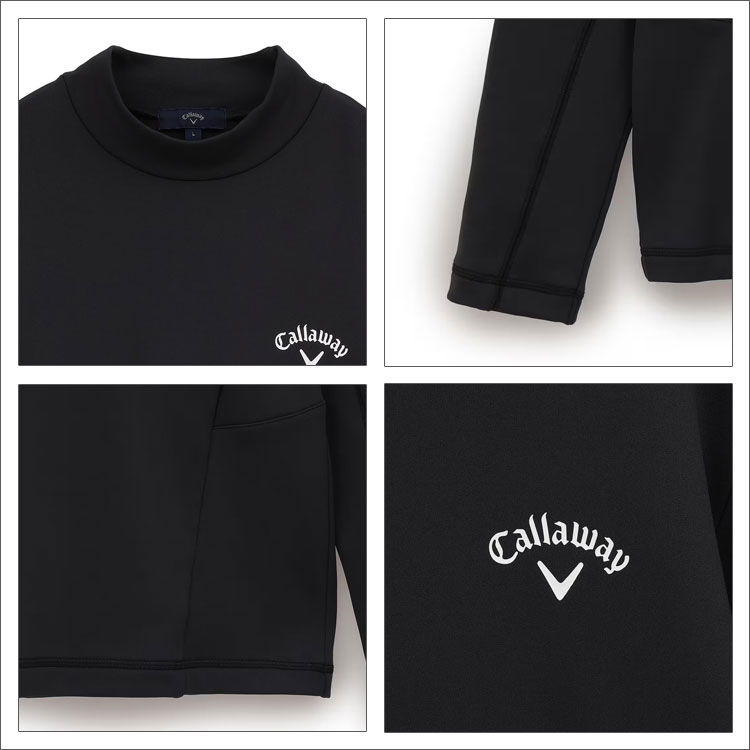 Callaway - キャロウェイ　ゴルフウエア　スカート&amp;モックネック　２点セット Callaway キャロウェイ ゴルフウェア C23128220 LOVE CALLAWAY
