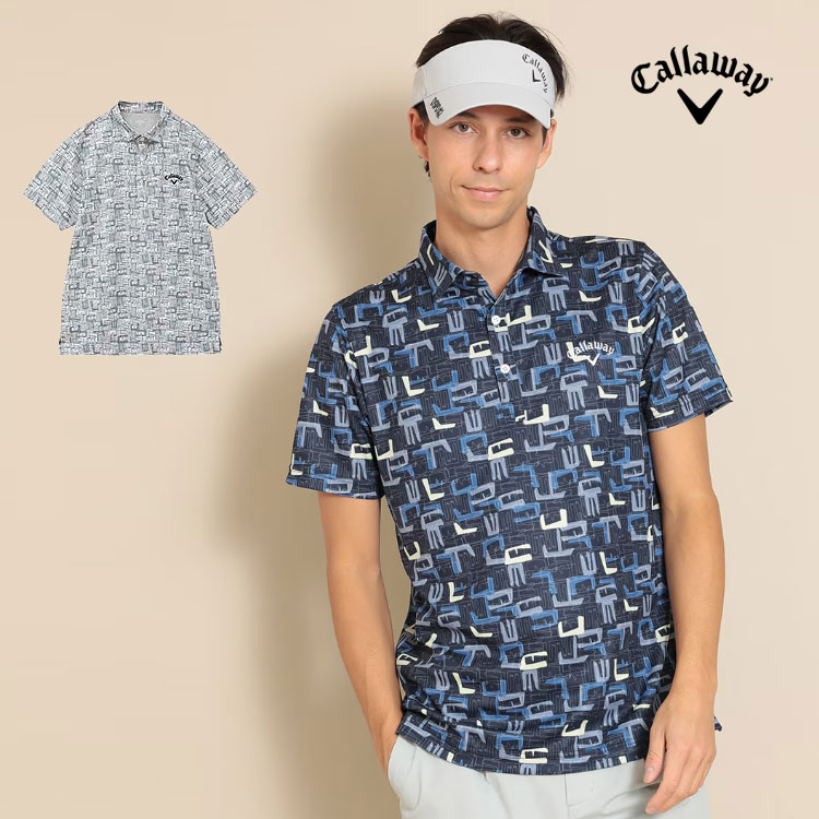 キャロウェイ ゴルフウェア 半袖 ポロシャツ　Lサイズ Callaway キャロウェイアパレル ゴルフウェア メンズ ポロシャツ