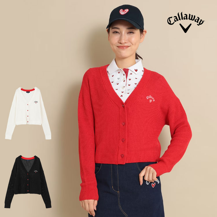 Callaway キャロウェイ ゴルフウェア C24118220 Vネックニット