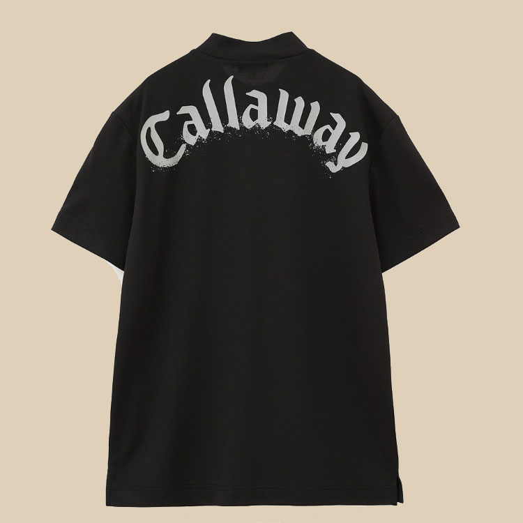 キャロウェイ ゴルフウェア C24134126 裏クール アイレット カノコ 半袖 モックネック シャツ  (メンズ) | Callaway | 07