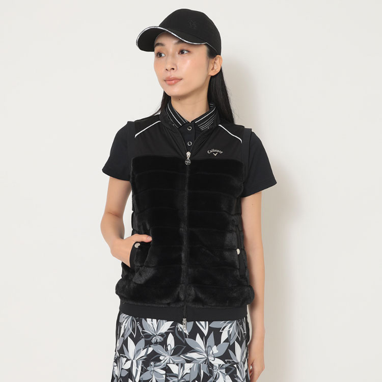 Callaway - キャロウェイ ゴルフ御召しもの C25216201 はやりっ子伸ばすこと×毛革限りない [高伸ばすこと、撥水溶性、防風性、透湿性]（レディース）
