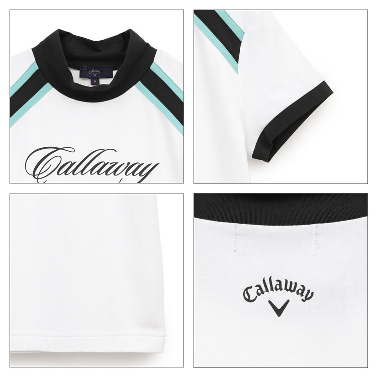 Callaway（キャロウェイ） ゴルフウェアC25134203 半袖 モックネック