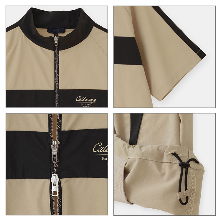 Callawayキャロウェイ　ゴルフジップアップブルゾンM Callaway（キャロウェイ） ゴルフウェア C26216200 8WAY ストレッチ