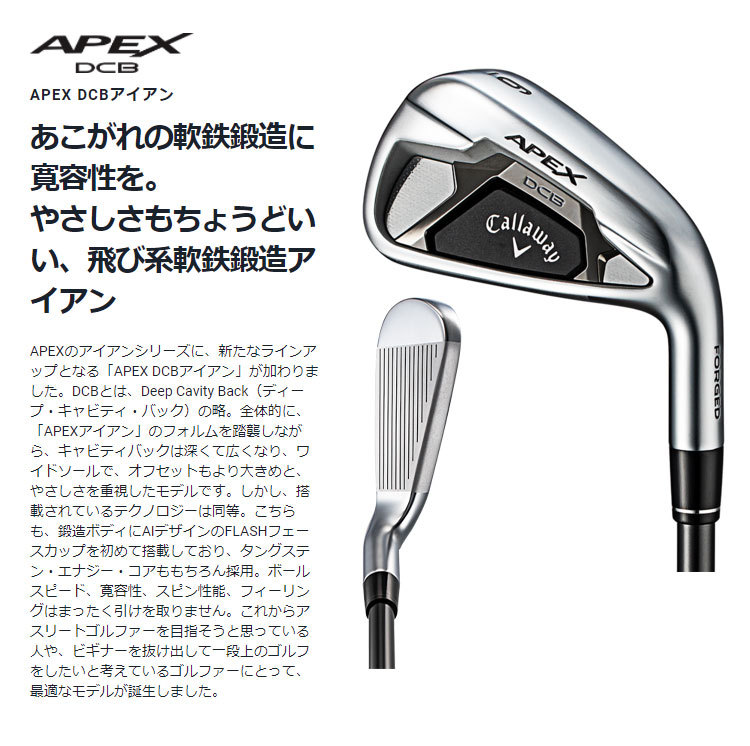 Callaway キャロウェイ ゴルフ APEX DCB エイペックス アイアン