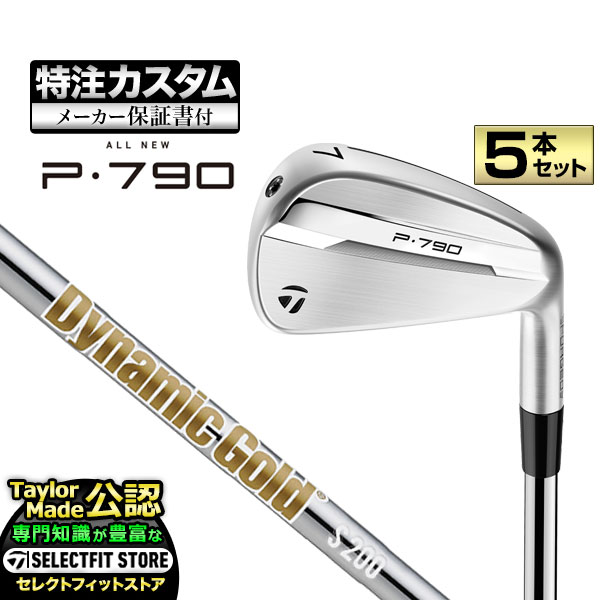 【メーカーカスタム】テーラーメイド New P790 アイアン('25)5本セット (#6-PW) DynamicGold HT LABEL ダイナミックゴールド HTレーベル スチール | TaylorMade