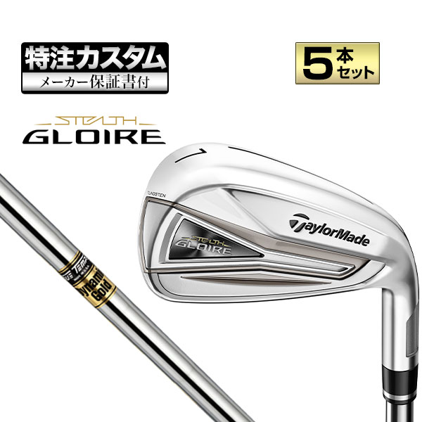 【メーカーカスタム】テーラーメイド STEALTH GLOIRE ステルス グローレ アイアン セット 5本セット DynamicGold ダイナミックゴールド スチールシャフト