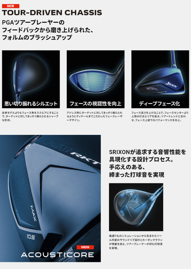 ZXi 2026 モデル ダンロップ SRIXON RKT ドライバーVENTUS TR ZXi-II 6