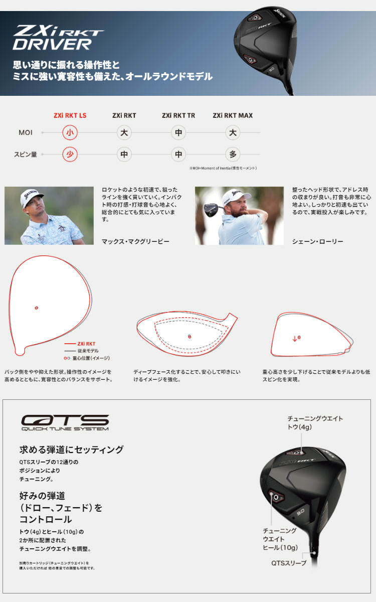 ZXi 2026 モデル ダンロップ SRIXON RKT ドライバーVENTUS TR ZXi-II 6