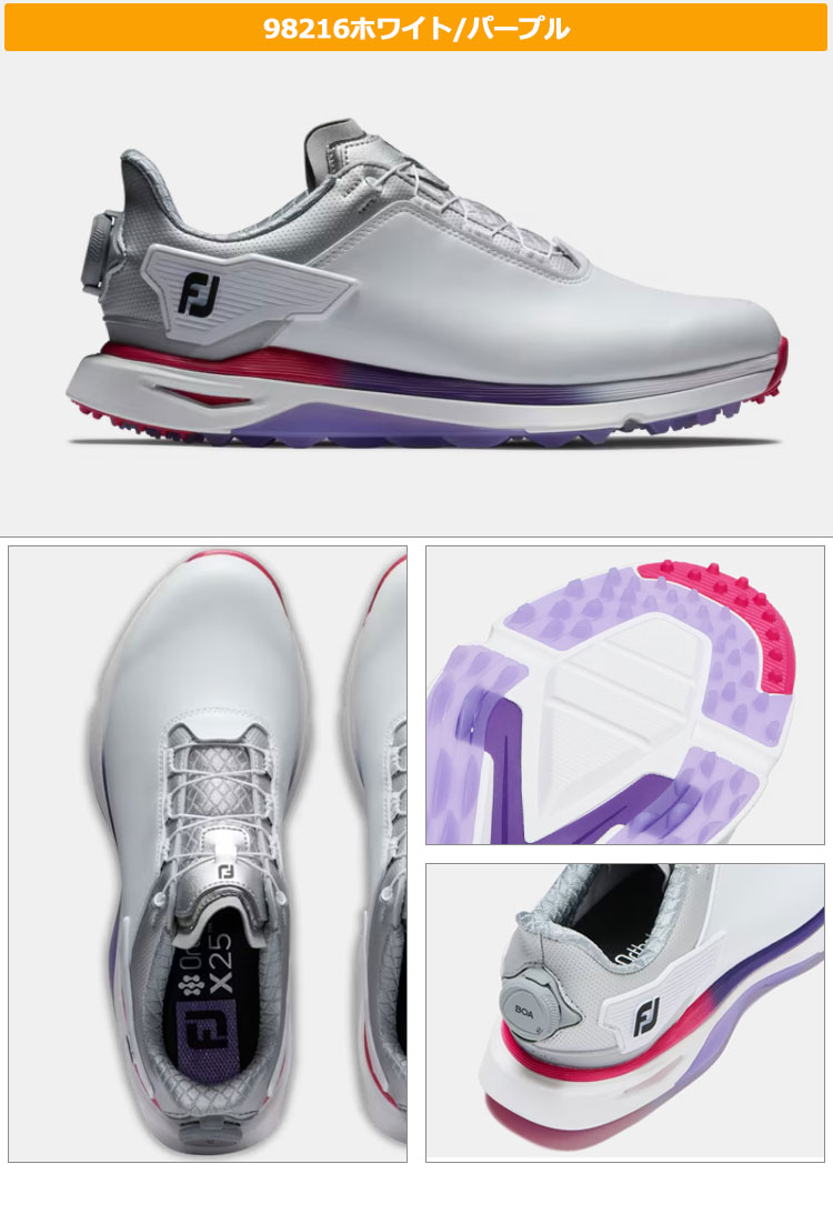 フットジョイPRO /SLレディースゴルフシューズ24 WOMEN'S FJ プロエスエルエックス BOA - FootJoy Japan