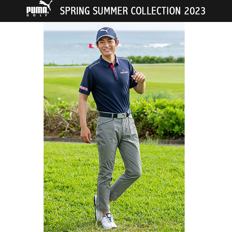 プーマ ゴルフウェア 622413 ストレッチ チドリ 3D テーパード パンツ （メンズ）