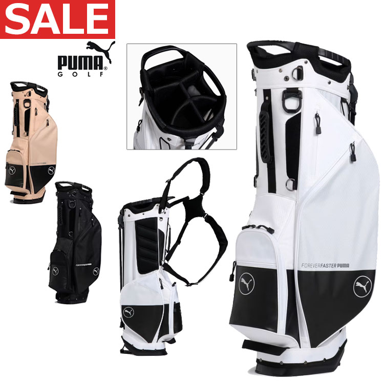 Puma プーマ ゴルフバッグ キャディーバッグ 5分割 PUMA プーマ（PUMA）（メンズ）ゴルフ キャディバッグ ベゼル