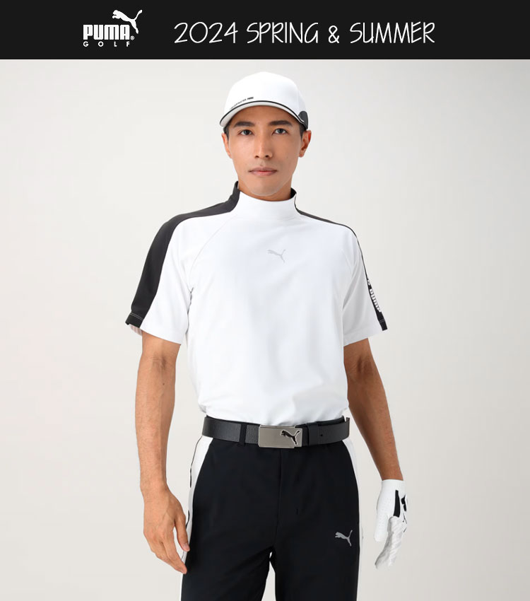 プーマ ゴルフ 627606 PF ストレッチライン テックカット モックネック シャツ  （メンズ）｜f-netgolf｜04