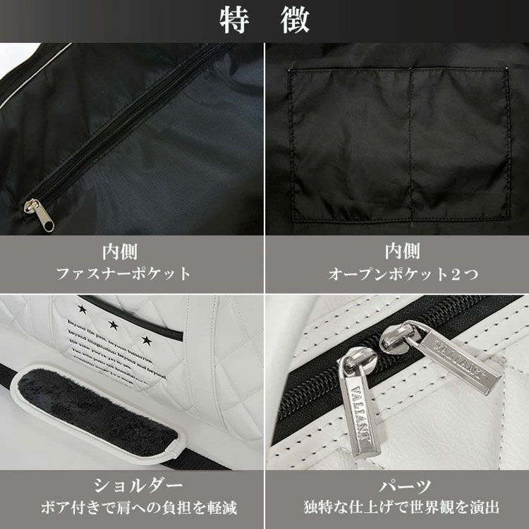 バリアント ゴルフ VAC-001BB カジュアルコレクション ボストンバッグ シューズ収納 ポケット ショルダー |  | 12