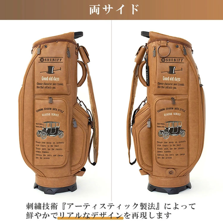 パーリーゲイツ キャディバッグ（色：オレンジ系）のおすすめ人気商品