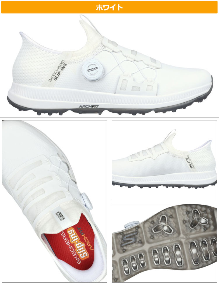 SKECHERS GOLF スケッチャーズ ゴルフシューズ  214066 ゴーゴルフ ELITE 5 SLIP IN エリート 5 スリップイン スパイクレス  (メンズ) | SKECHERS | 03