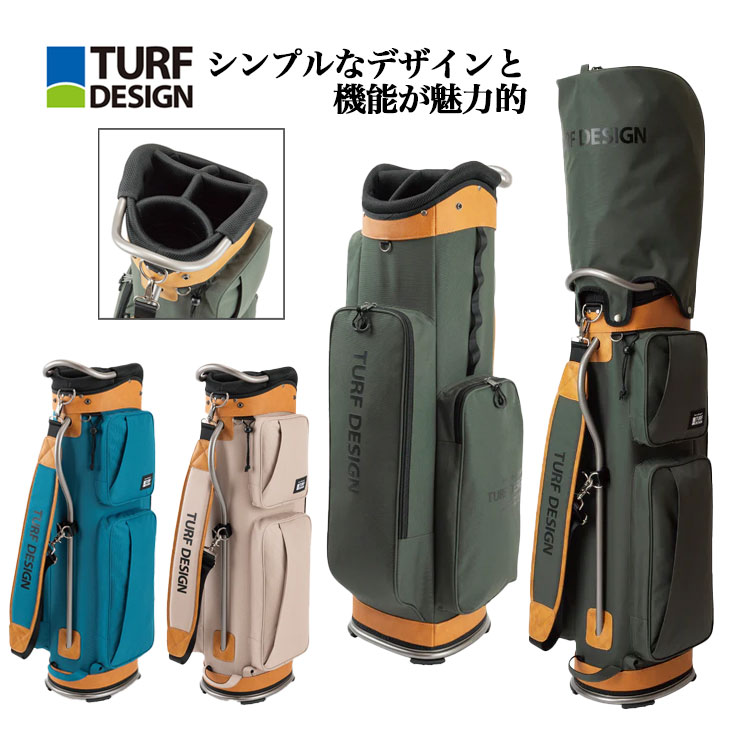 ターフデザイン TURF DESIGN キャディバッグ キャディーバッグ TDCB-BE70[47インチ対応 9.5型 2.5kg]｜F-NET GOLF Yahoo!店