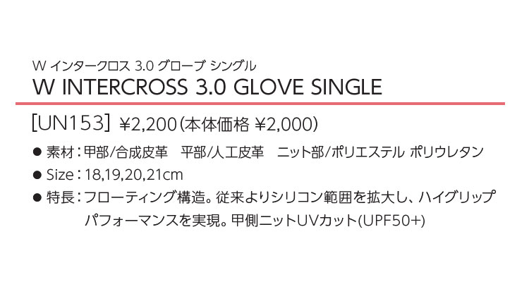 テーラーメイド ゴルフ UN153 W インタークロス 3.0 グローブ シングル (レディース) | TaylorMade | 01