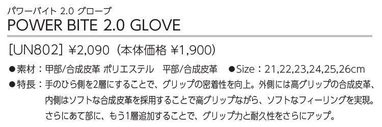 テーラーメイド ゴルフ UN802 パワーバイト 2.0 グローブ  (左手着/右打ち用) （メンズ） | TaylorMade | 01