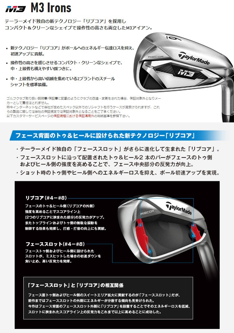 テーラーメイド ゴルフ M3アイアン M3 Irons アイアン単品 N.S.PRO 