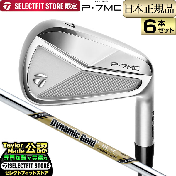 Ensemble De Fers TaylorMade P7MC 6-PW - Tiges Dynamic Gold X100 Extra Rigides - Occasion Valeur