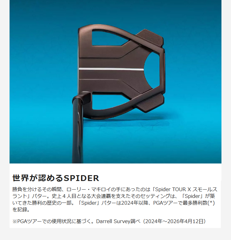 TaylorMade（テーラーメイド） ゴルフ Spider TOUR X TORCHED スモール