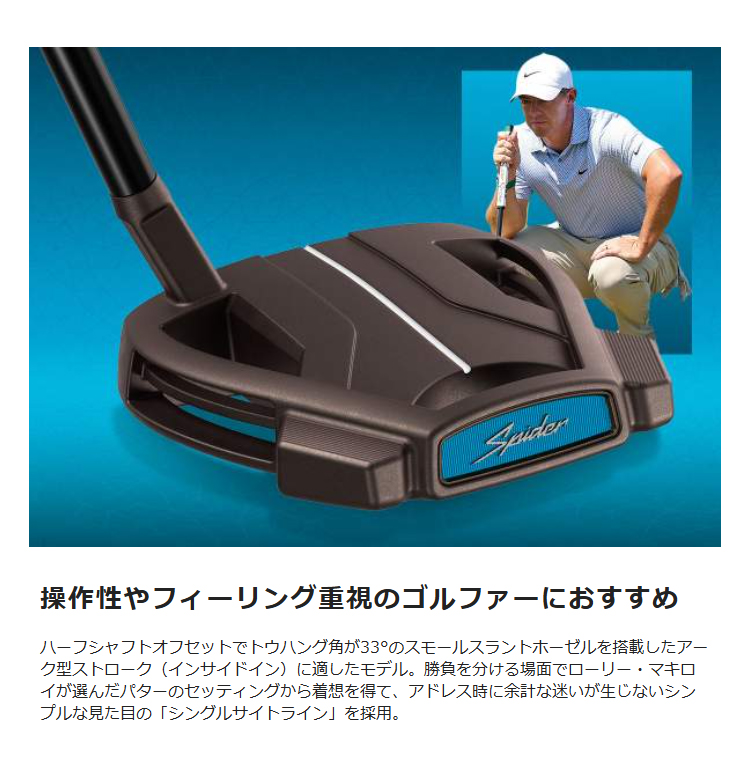 TaylorMade（テーラーメイド） ゴルフ Spider TOUR X TORCHED スモール