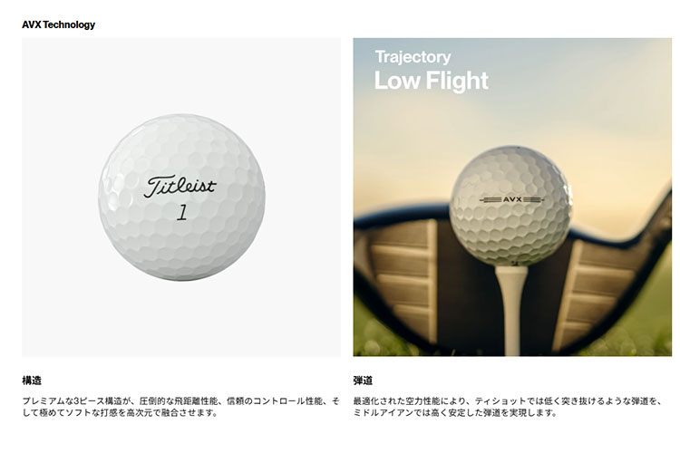 Titleist（タイトリスト） 2026 Titleist AVX イエロー ゴルフボール 1