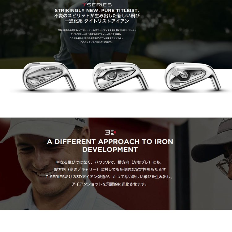 Titleist（タイトリスト） Tシリーズ T100 アイアン 単品 AMT TOUR