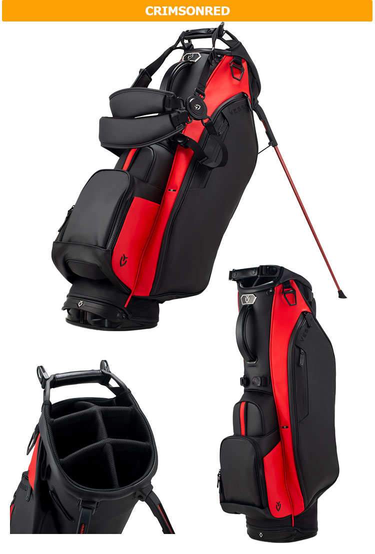 Vessel キャディバッグ ヘッドカバー4つ付き Vessel Golf Japan - vesselのキャディバックとヘッドカバーを