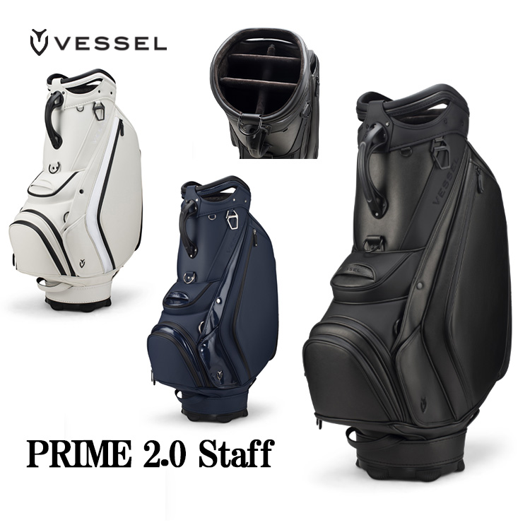 ゴルフバッグ・キャディバッグ VESSEL PRIME 2.0 Staff Black Prime 2.0 Staff Bag | Golf Staff Bags | VESSEL Golf