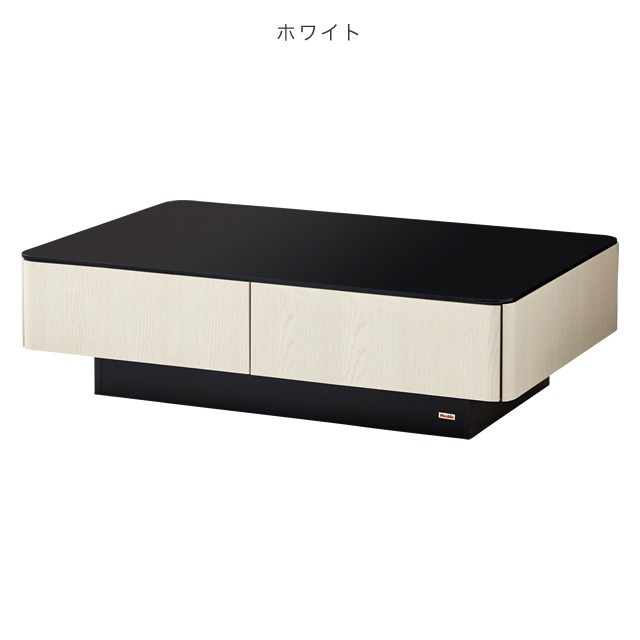 【モーブル】Meuble リビングテーブル 130 ガラス天板付き F Meuble（モーブル） センターテーブル ガラス リビングテーブル 幅120