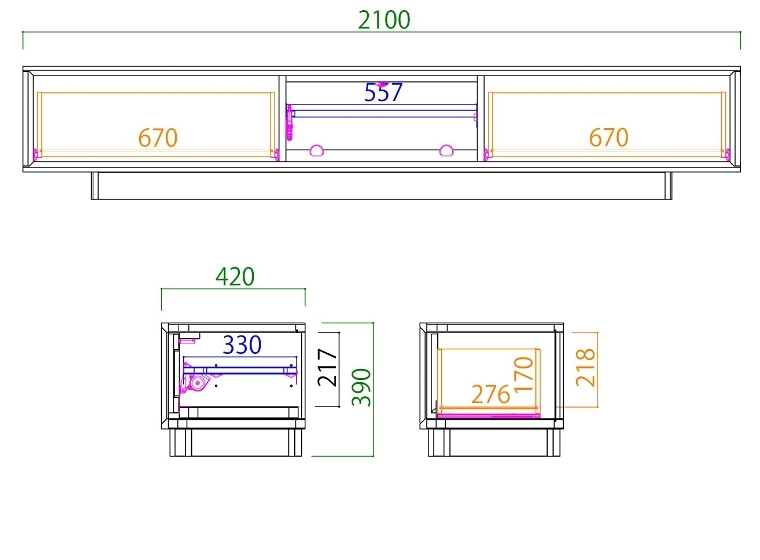 Meuble（モーブル） テレビボード 和風 Plaid プラッド 210AV
