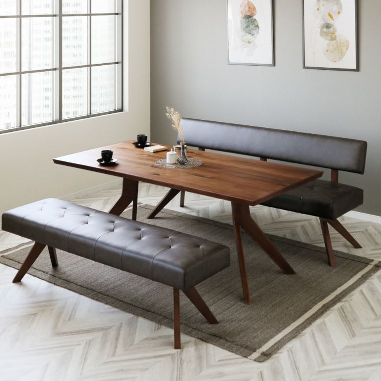 シギヤマ家具工業 ダイニングチェア 木製 ダイニングベンチ 130cm