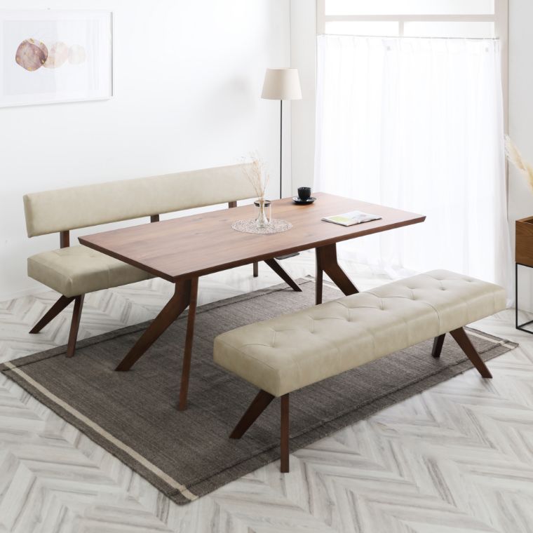 シギヤマ家具工業 ダイニングチェア 木製 ダイニングベンチ 130cm 