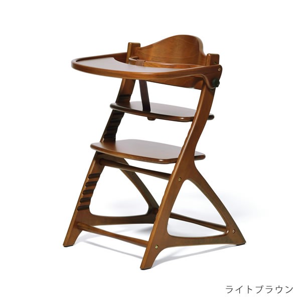 ベビーチェア ハイチェア テーブル＆ガード付き 木製 高さ調節 マテルナ 大和屋 シンプル シック キッズチェア 子供椅子 チェアベルト・メーカー保証・おまけ付 | 大和屋 | 02