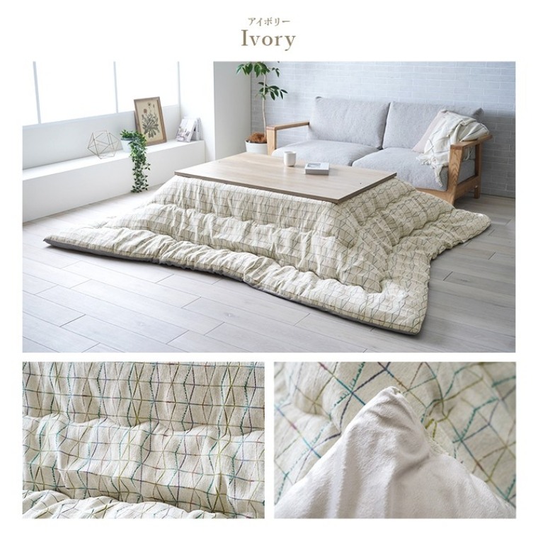 こたつ布団 単品 日本製 カペラ4  200×250 炬燵布団  薄掛 厚掛け 中綿 手洗い可 軽い エコ 省エネ |  | 09