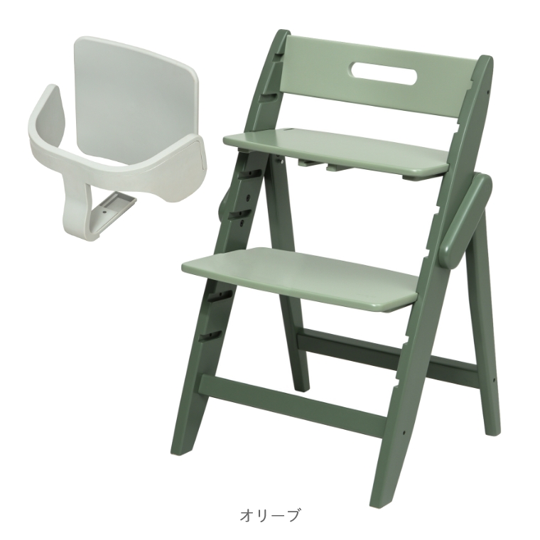 ベビーチェア おしゃれ 折りたたみ ハイチェア moji イッピー コージィ