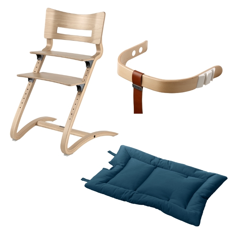 3点セット 日本正規品8年保証 ベビーチェア ハイチェア Leander リエンダー 木製 子供用椅子 キッズチェア 北欧 出産祝い ラッピング可 長く使える｜f-news