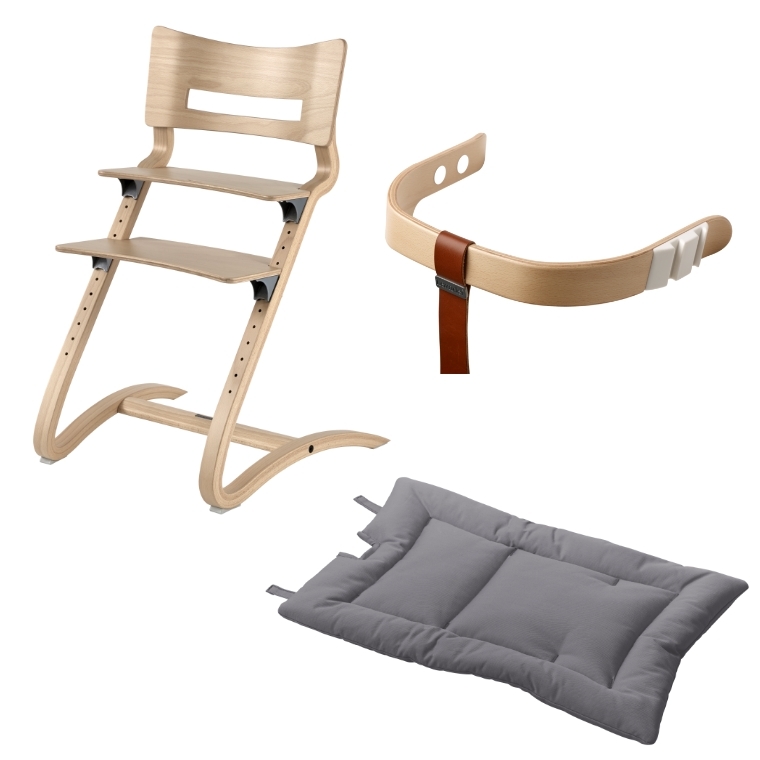 3点セット 日本正規品8年保証 ベビーチェア ハイチェア Leander リエンダー 木製 子供用椅子 キッズチェア 北欧 出産祝い ラッピング可 長く使える｜f-news｜06