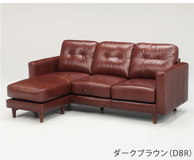 シェーズロングオイルレザーソファ クアント ienowa イエノワ ソファ
