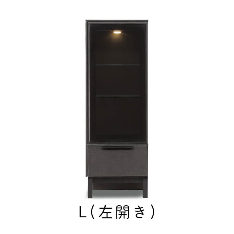 キャビネット コレクションボード ショーケース サイドキャビネット 左