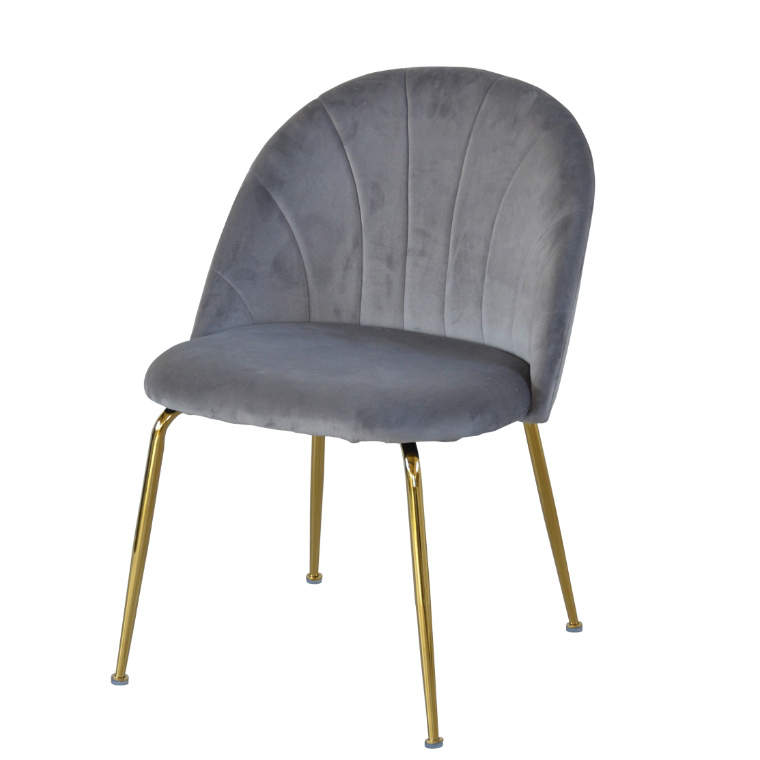 B.Bファニシング マーメイドチェア 2脚セット グレー ベロア B.Bファニシング マーメイドチェア 2脚セット グレー ベロア