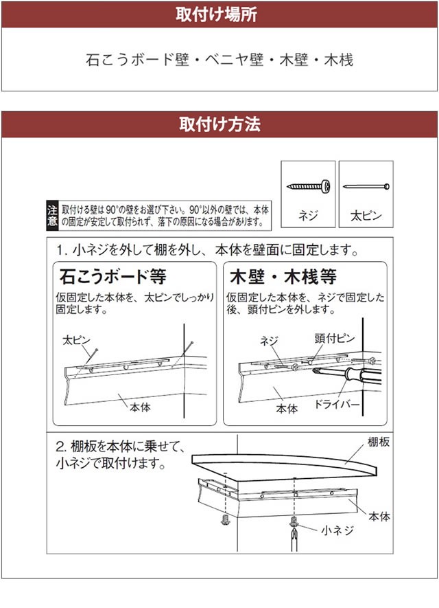 取付け方法