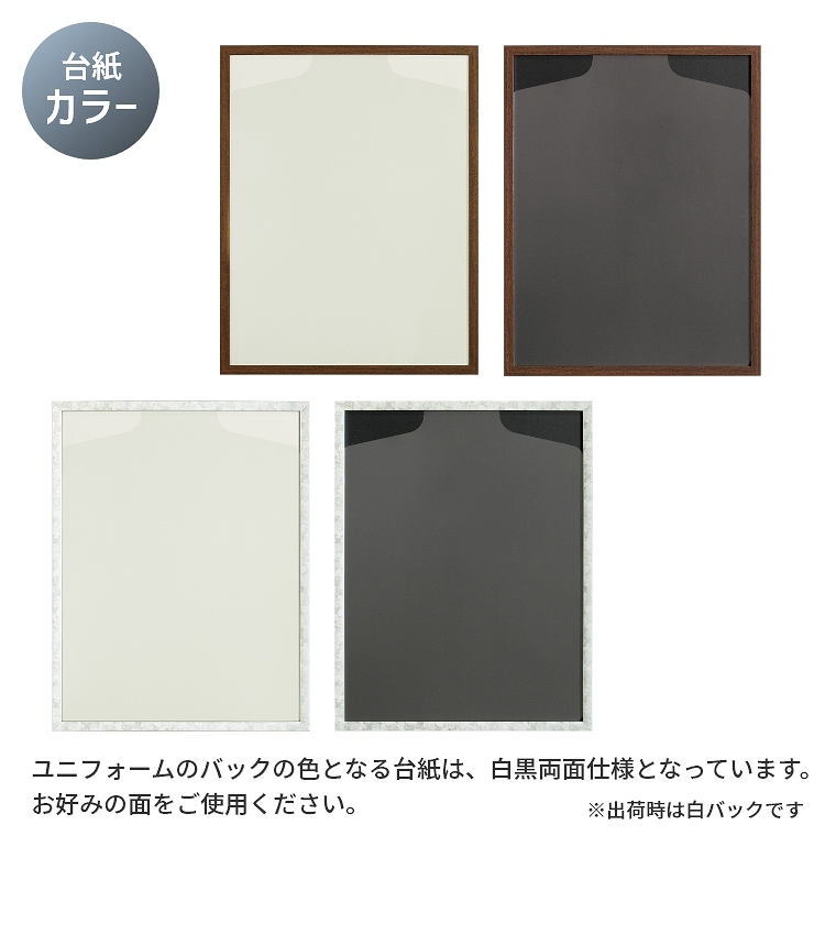ユニフォーム額縁 コンパクトタイプ L218 Sサイズ 41×52.5cm