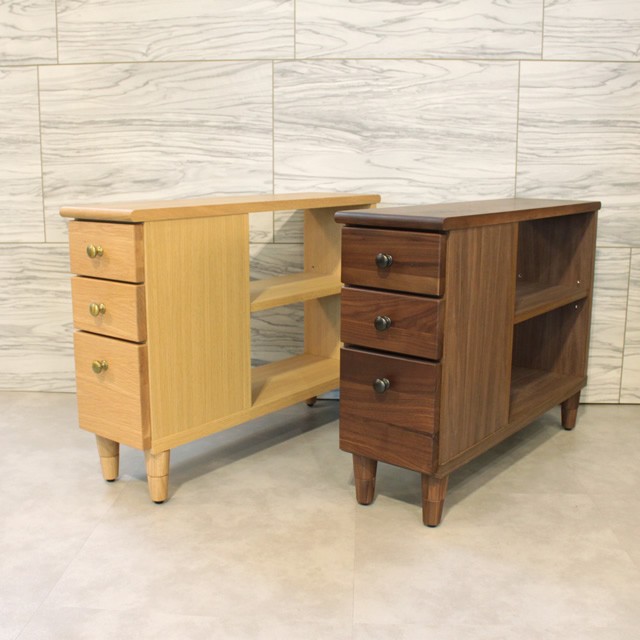 ケイティー 75ソファサイドテーブル　家具の大丸　オーク　ウォールナット　モダン サイドテーブル ケイティー 75 ソファサイドテーブル 幅21cm 奥行75cm