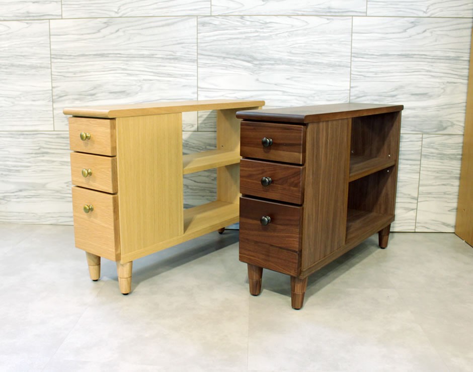 サイドテーブル ケイティー 75 ソファサイドテーブル 幅21cm 奥行75cm